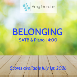 Belonging (SATB)